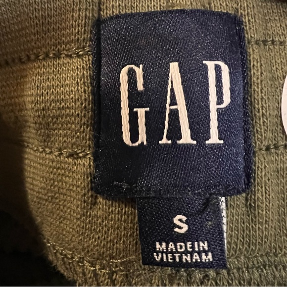 GAP Olive Green Waffle Knit Thermal Joggers Activewear Loungewear Casual Warm - Picture 6 of 6